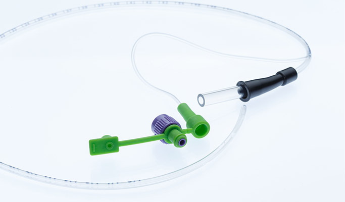 NF02 Replogle tube ENFit Double Lumen Replogle Tube